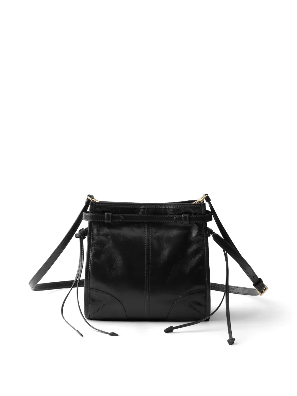 Prada Bonny leren mini-schoudertas Zwart