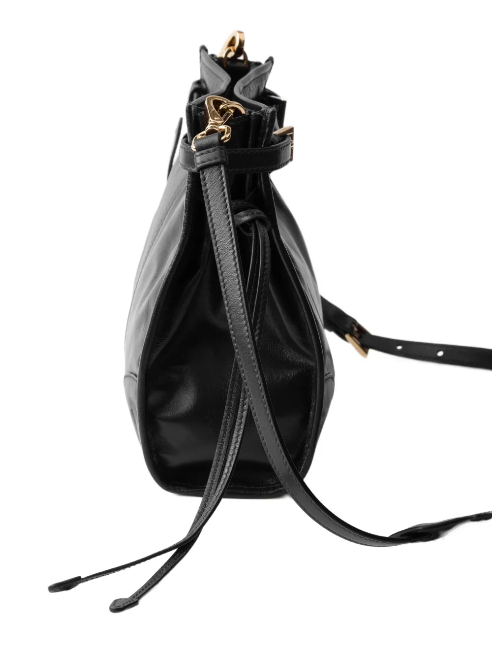Prada Bonny leren mini-schoudertas Zwart