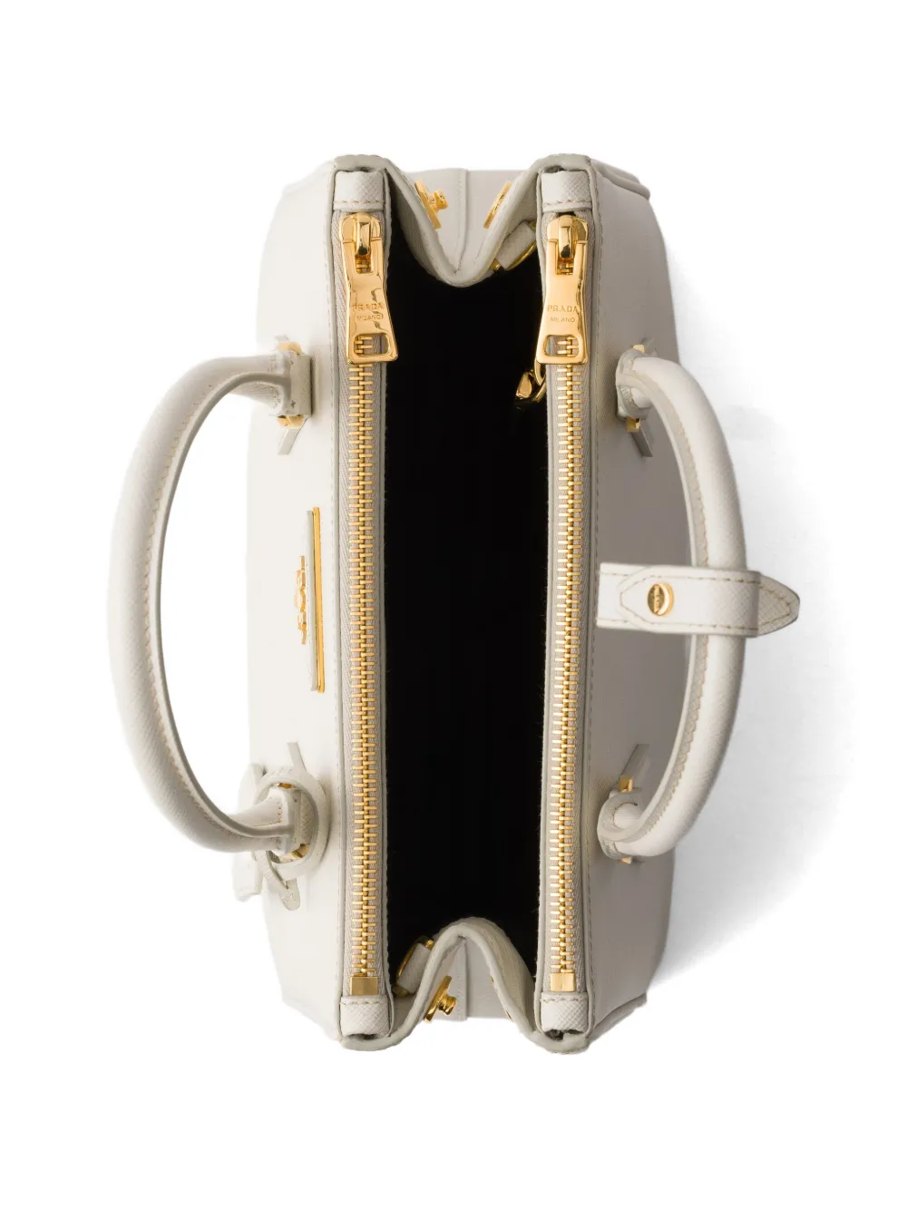 Prada ガレリア サフィアーノレザーバッグ | ニュートラル | FARFETCH JP