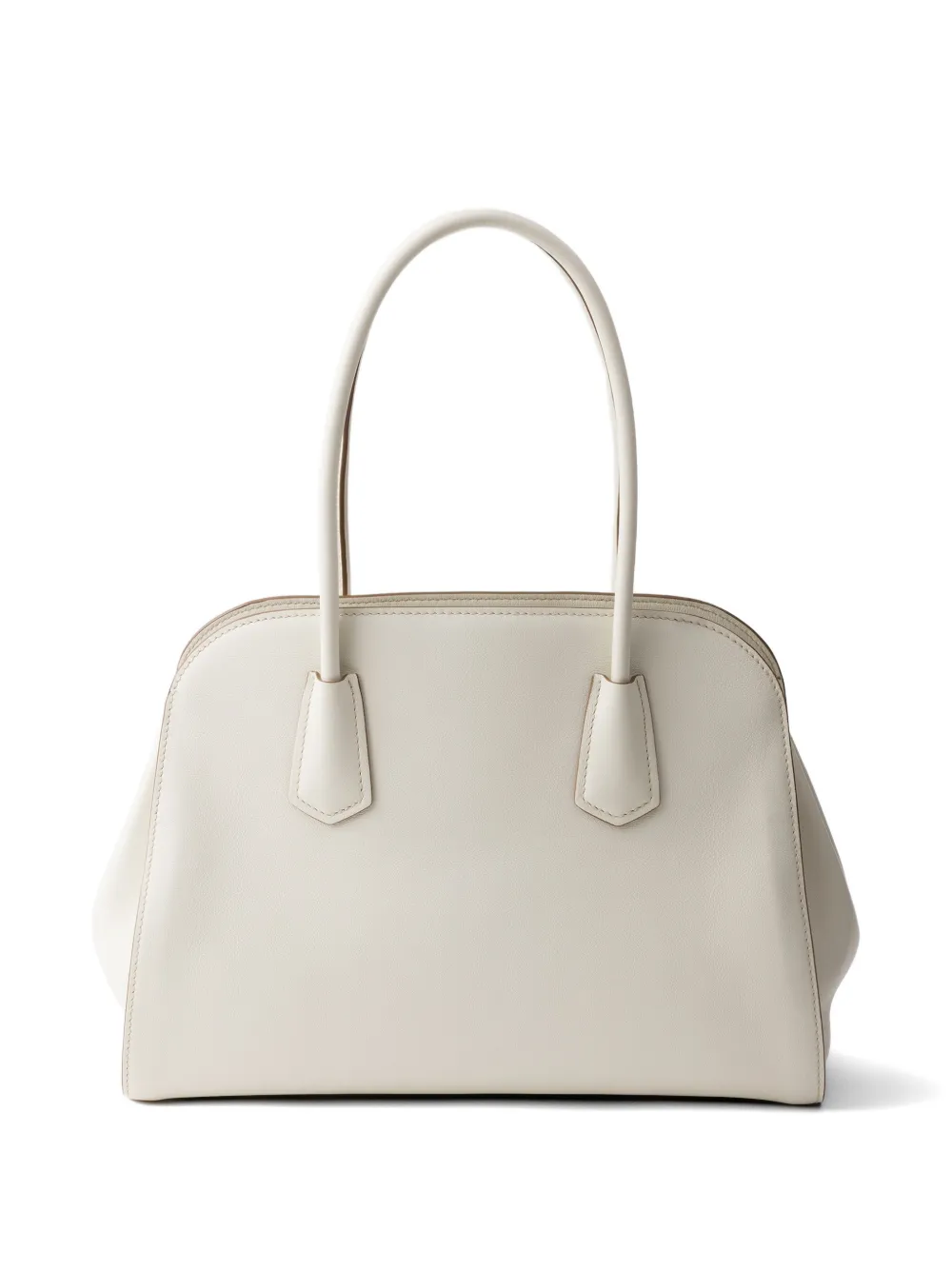 Prada Medium leren shopper Wit