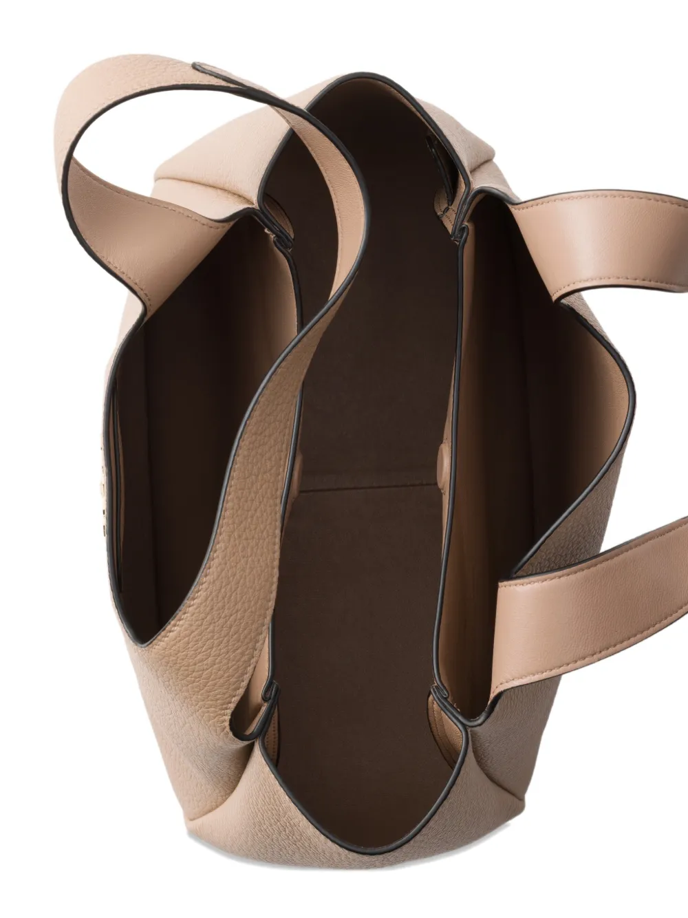 Prada Liaison kleine leren shopper Beige