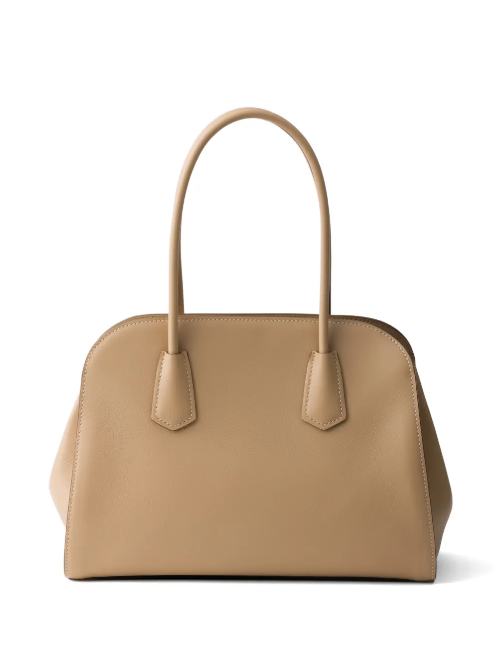 Prada Medium leren shopper Beige