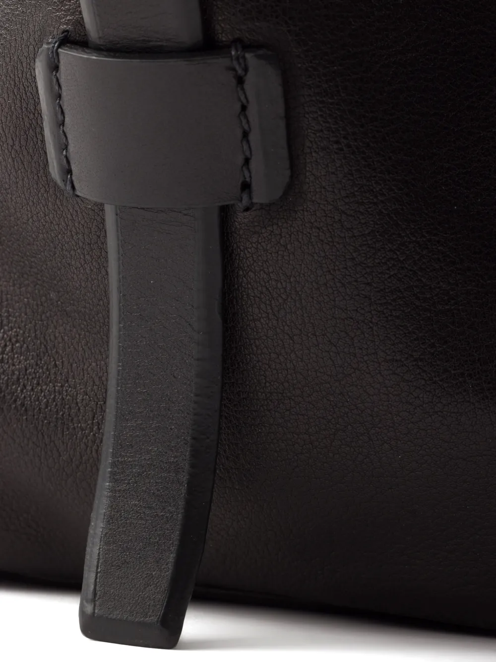 Prada Route medium leren shopper Zwart