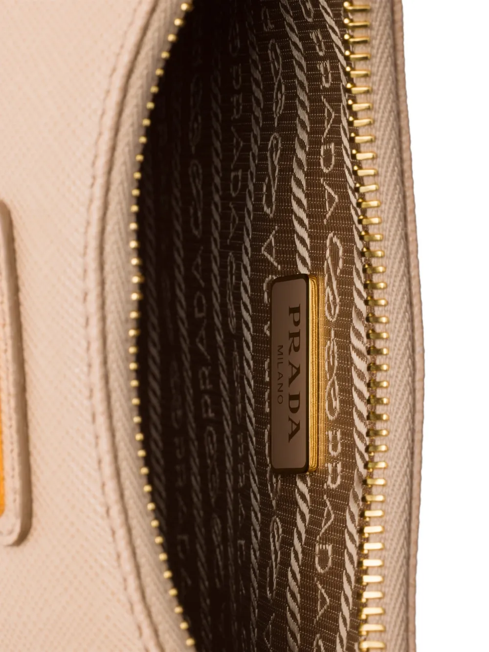 Prada Re-Edition mini-schoudertas Beige