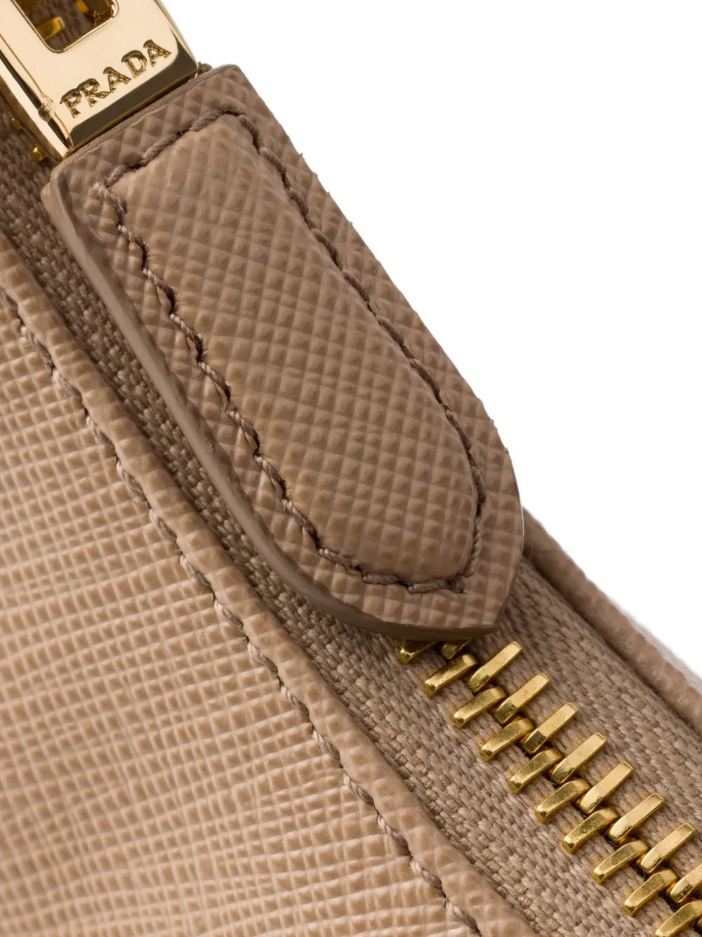 Prada Re-Edition mini-schoudertas Beige