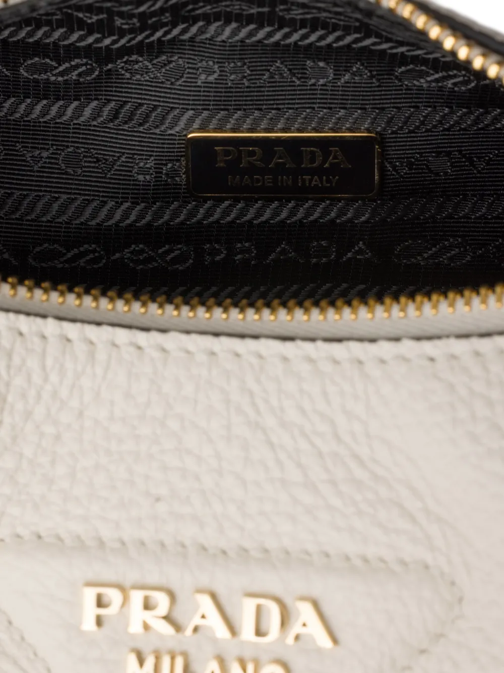 Prada Leren tas Beige