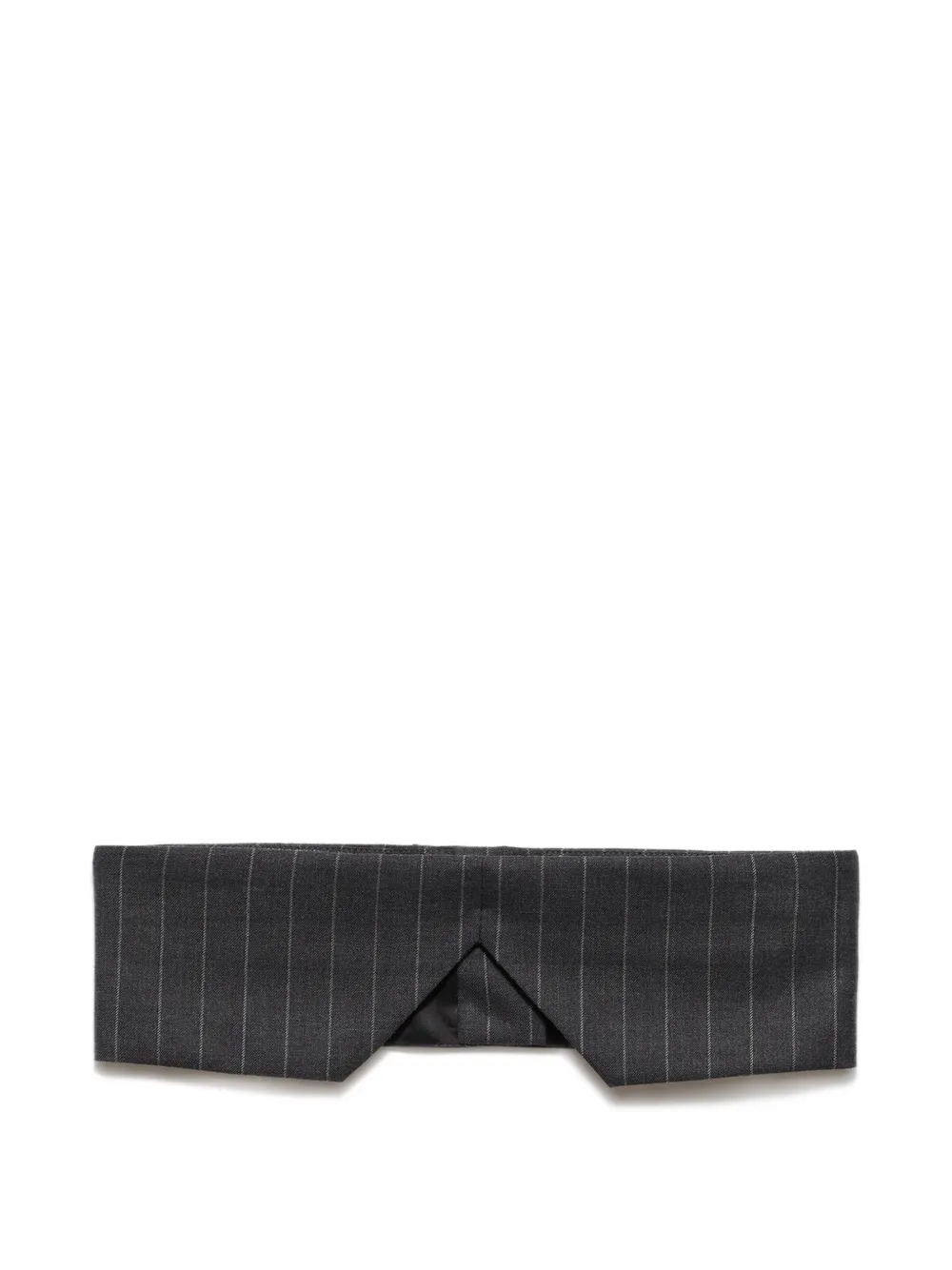 Prada pinstripe wool bandeau top - Grigio