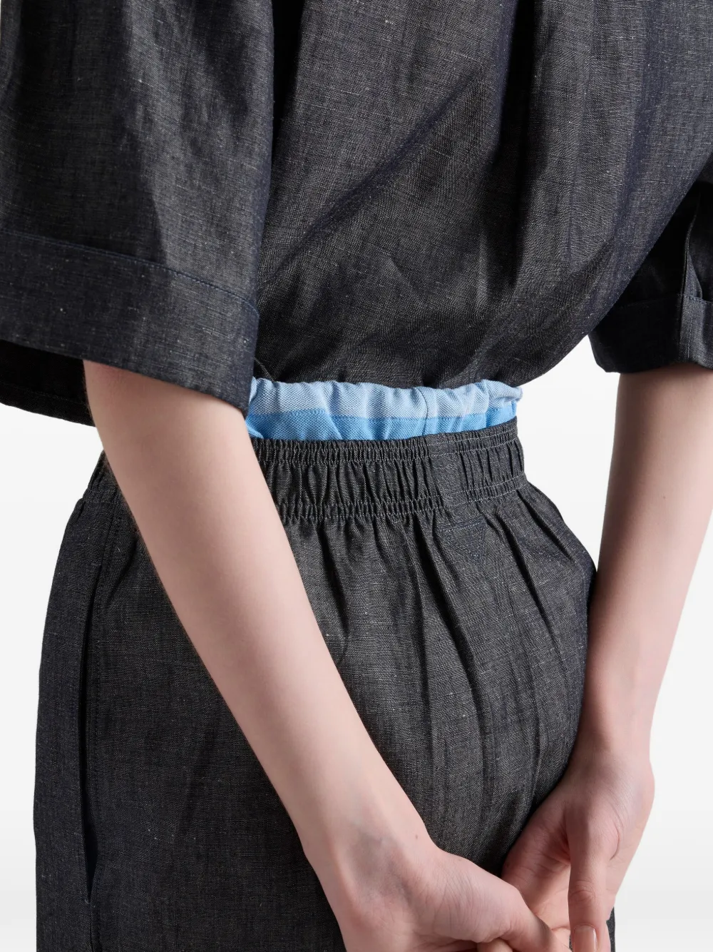 Prada Chambray rok Grijs