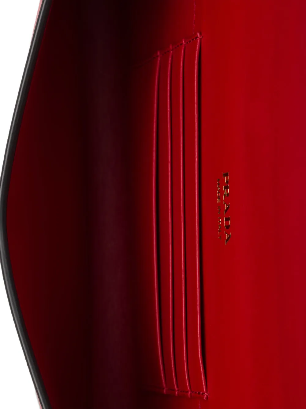 Prada Saffiano leren mini-tas Rood