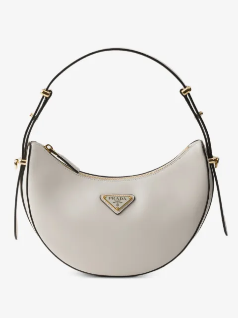 Prada bolsa de hombro Arqué mini de piel 