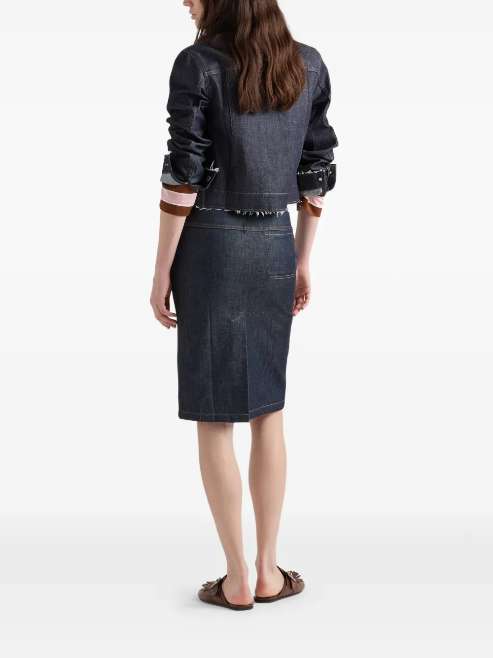  Prada Chaqueta Vaquera - Azul 