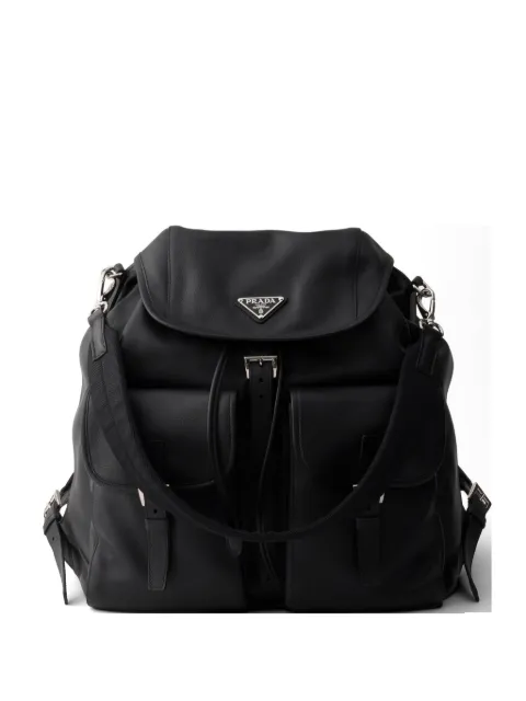 Prada leather backpack