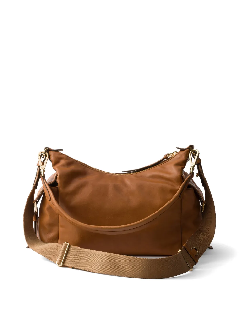 Prada Explore grote tas van nappa leer Bruin