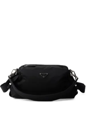 Prada サフィアーノレザー ショルダーバッグ | ブラック | FARFETCH JP Prada サフィアーノレザー ショルダーバッグ | ブラック | FARFETCH JP