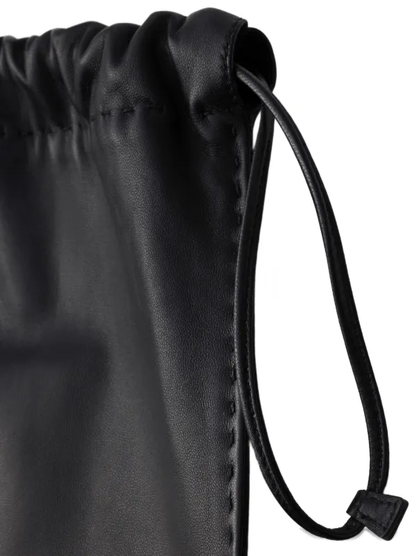 Prada Wish Nappa Leather Pouch | Black | FARFETCH