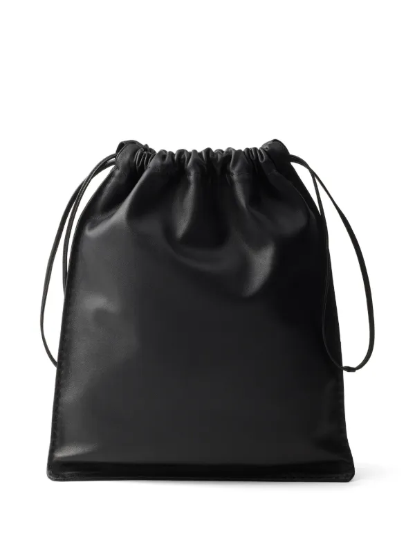 Prada Wish Nappa Leather Pouch | Black | FARFETCH