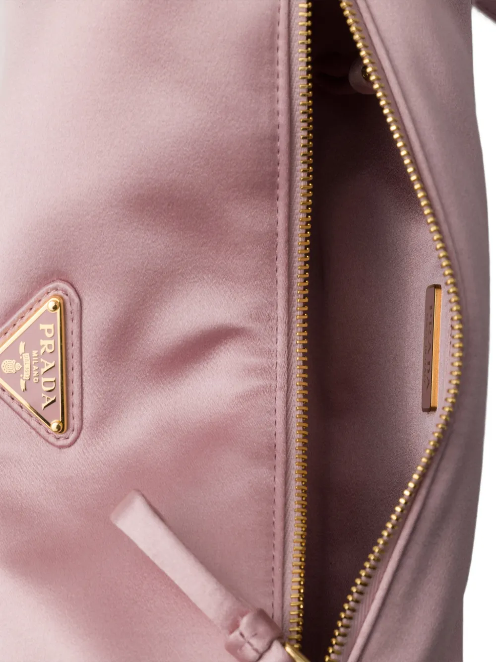 Prada Satijnen mini-tas Roze