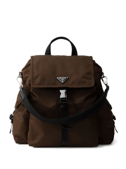 Prada Explore Re-Nylon and leather backpack