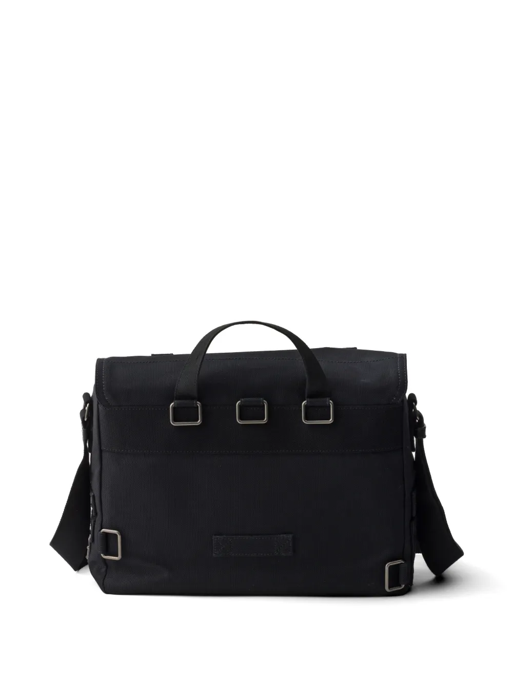 Prada Canvas schoudertas Zwart
