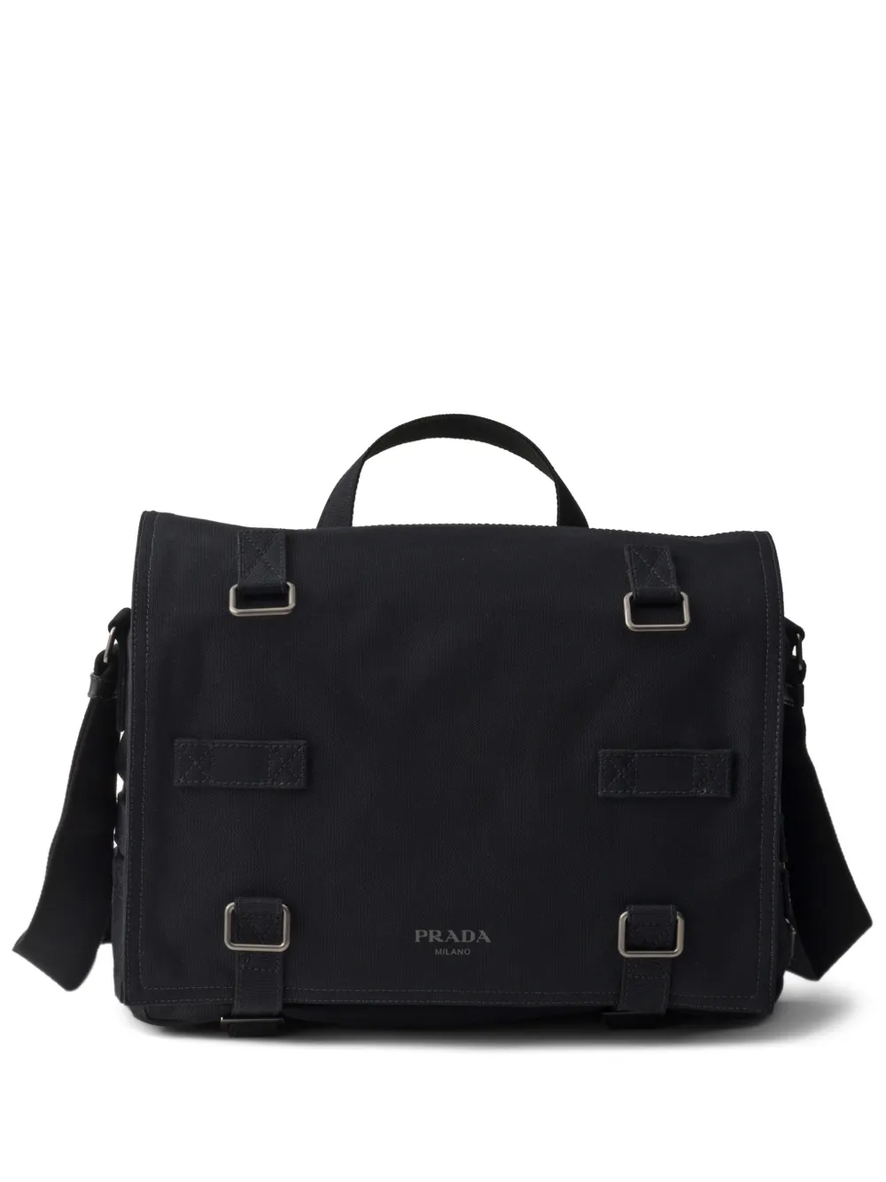 Prada canvas shoulder bag - Nero