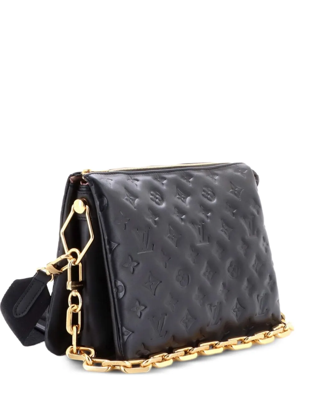 Louis Vuitton Pre-Owned Coussin Bag Monogram Embossed Lambskin PM crossbody bag - Nero