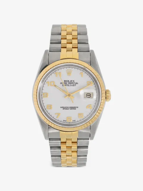 Rolex steel datejust 36mm watch