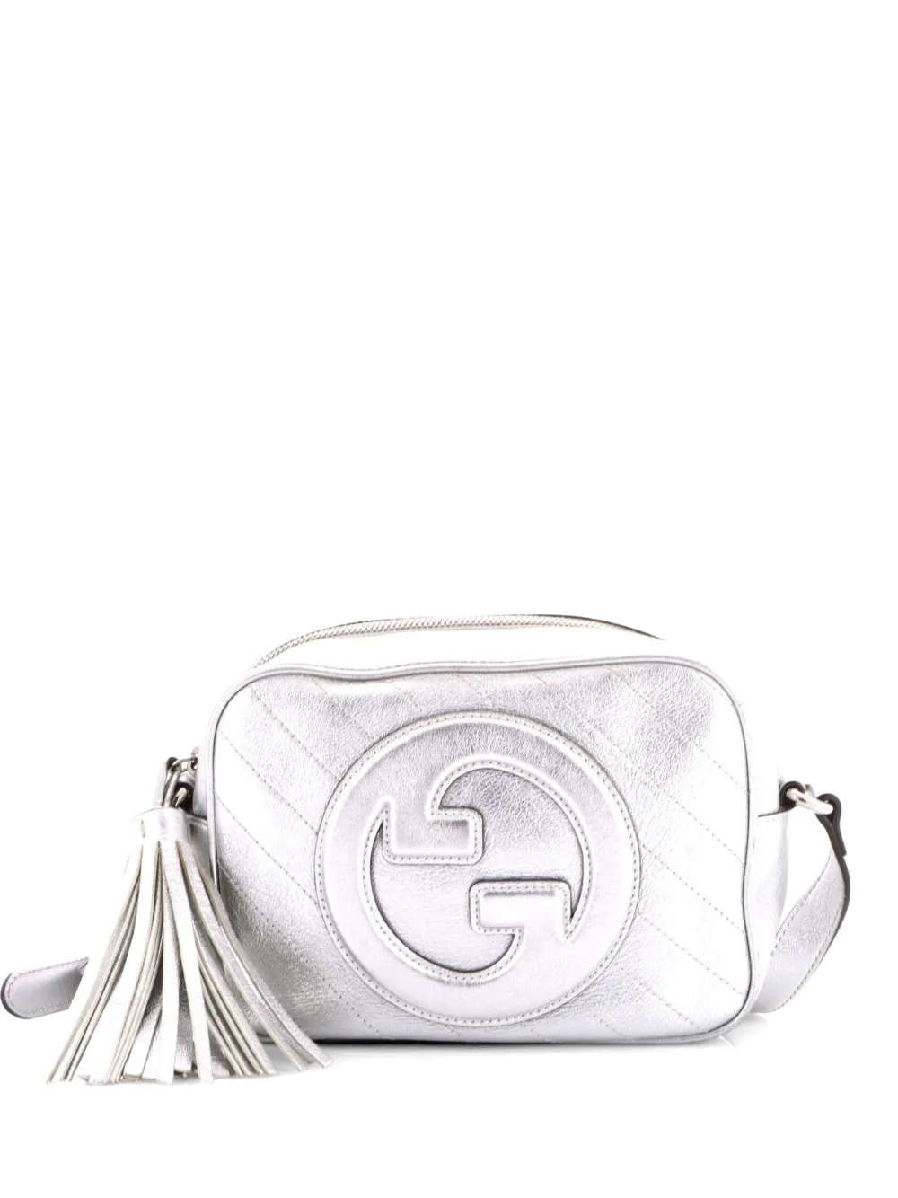 Gucci Pre-Owned Blondie NM Camera Shoulder Bag Diagonal Quilted Leather Small crossbody bag - Effetto metallizzato