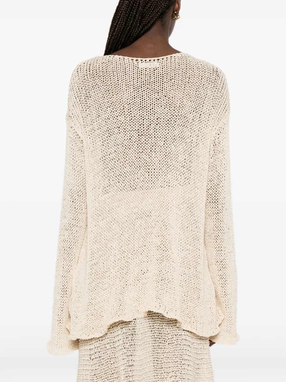 KHAITE Davet Top in Brown, view 4