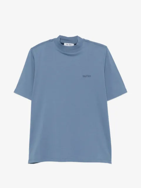 The Attico logo-print high-neck T-shirt