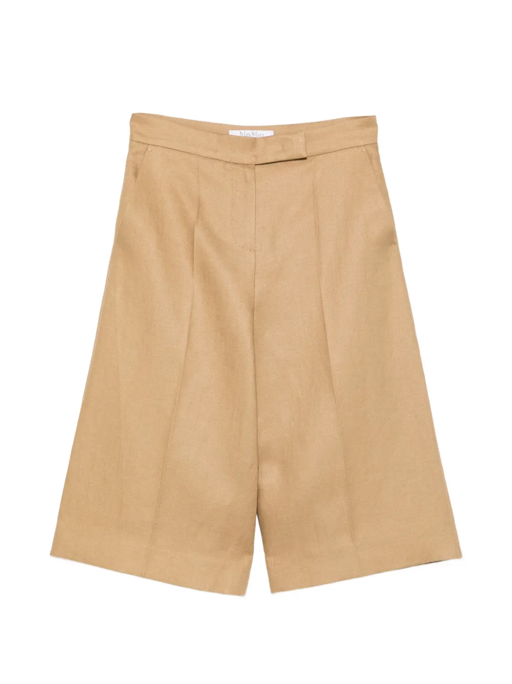 Max Mara high-waisted pleated shorts - Neutrals