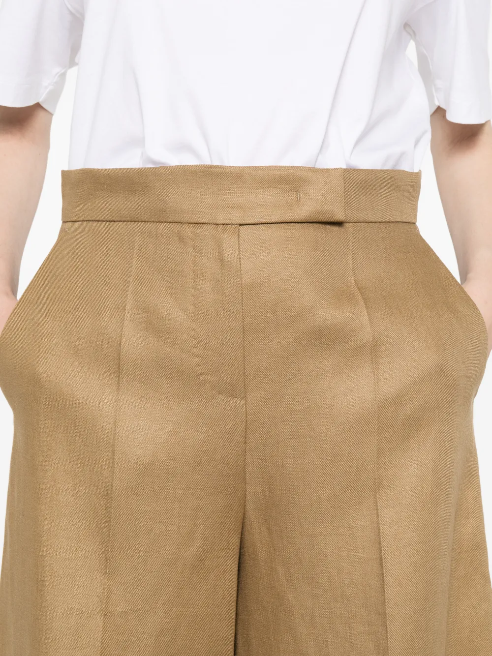 Max Mara High waist shorts Beige
