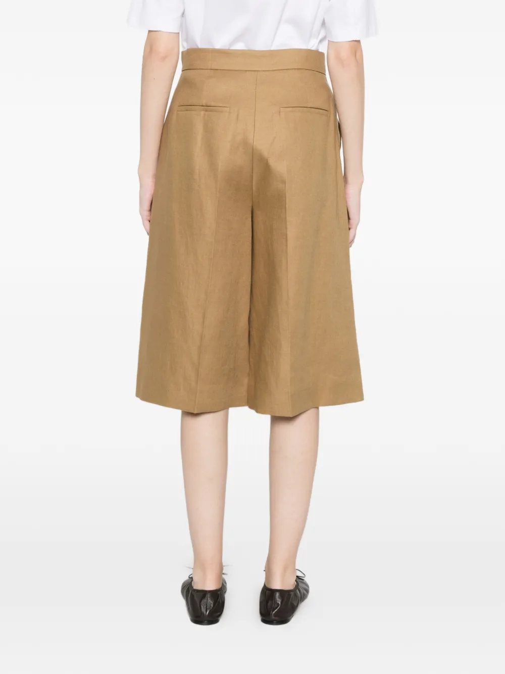 Max Mara High waist shorts Beige