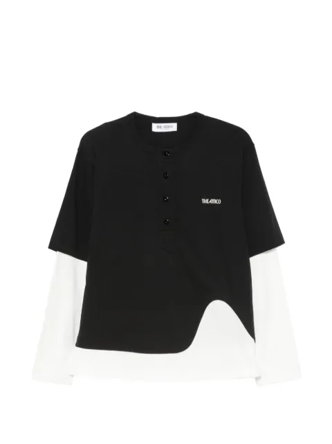 The Attico double-layered asymmetric T-shirt