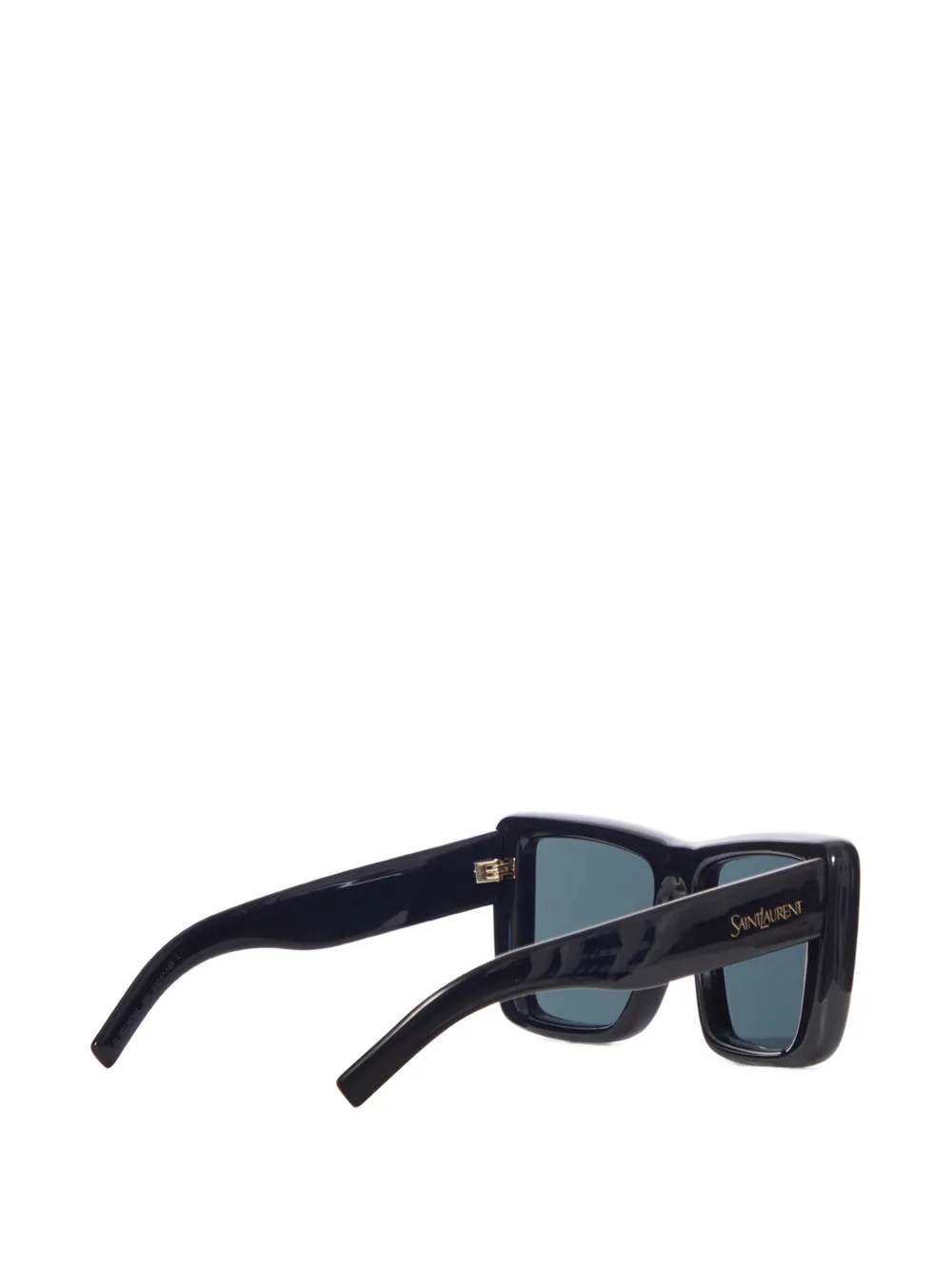 Saint Laurent Eyewear Zonnebril met vierkant montuur Zwart