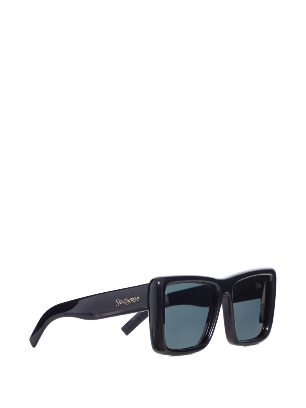 Saint Laurent Eyewear Zonnebril met vierkant montuur Zwart