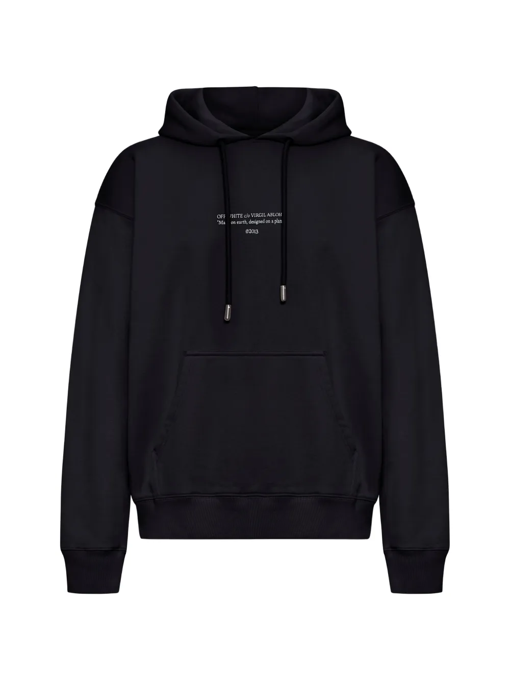 Off-White hooded sweatshirt - Nero