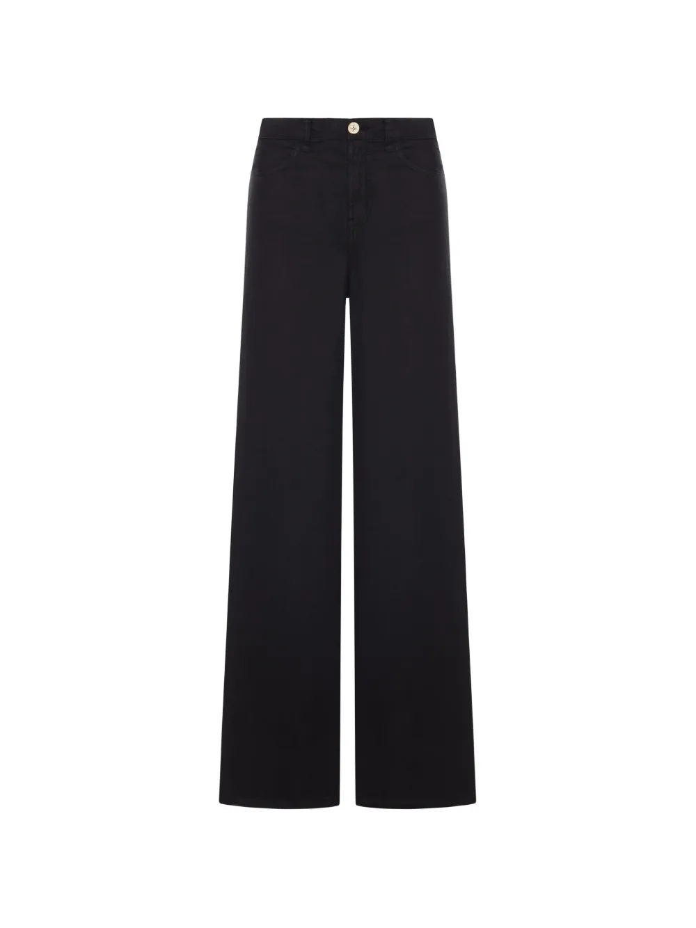 LOIS JEANS Marlene logo-patch belt-loop jeans - Nero