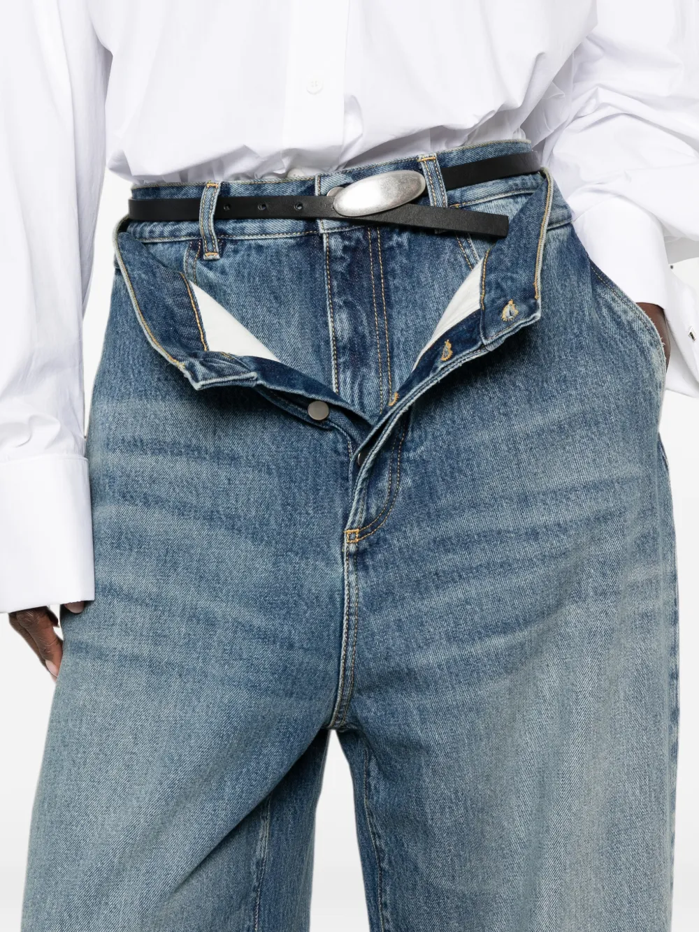 The Attico Jeans Blauw