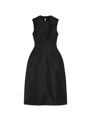 Studio Nicholson Surat cap-sleeve Dress | Black | FARFETCH