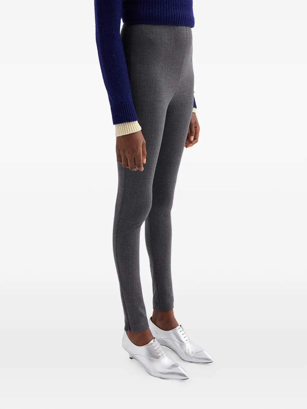  Jil Sander Stretch Leggings - Grey 