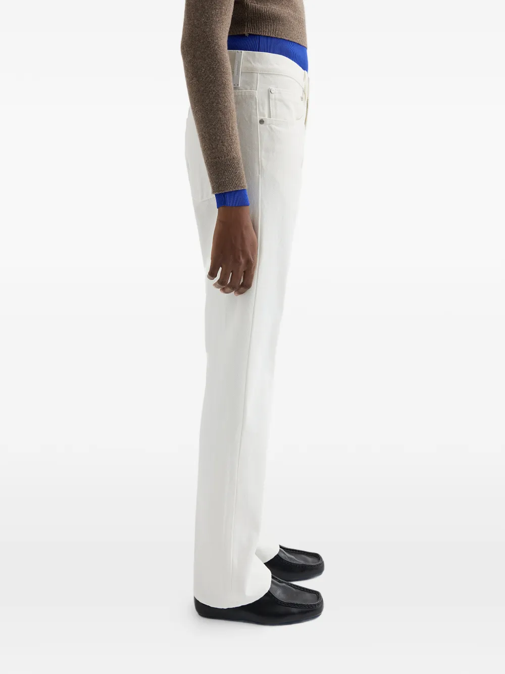  Jil Sander Vaqueros Acampanados - Blanco 