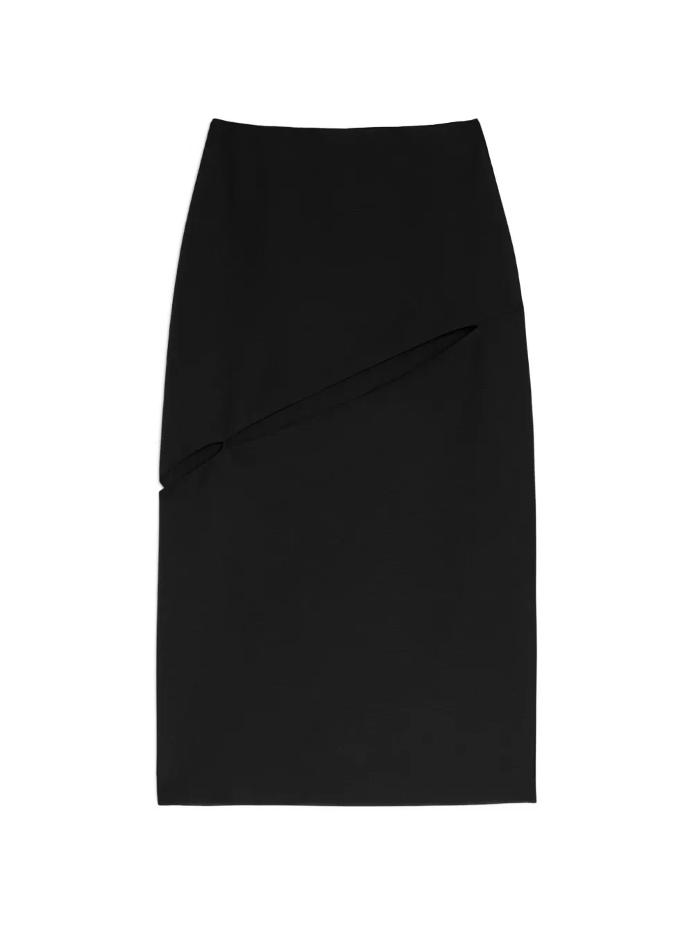Jil Sander cut-out midi skirt - Nero