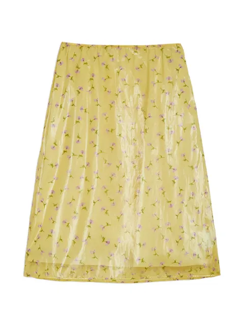 Jil Sander jupe mi-longue imprimée