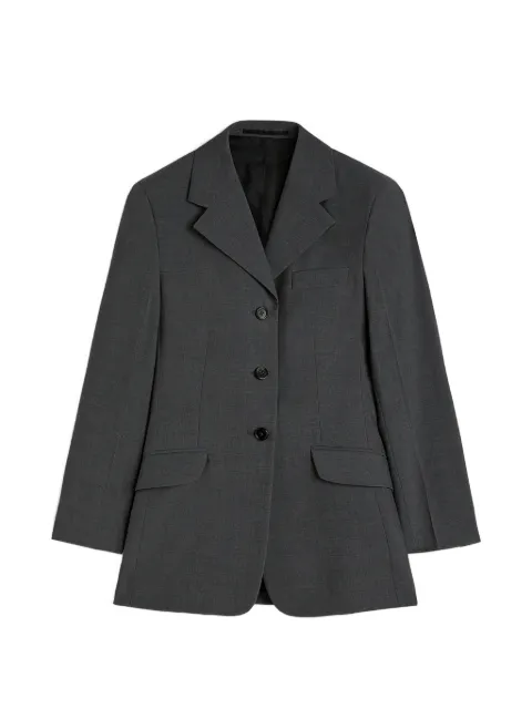 Jil Sander poplin wool blazer