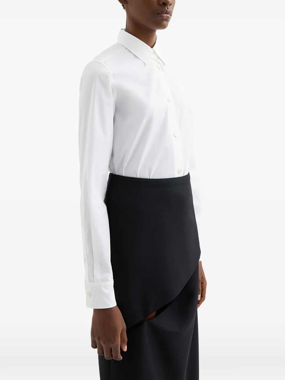 Jil Sander Popeline overhemd Wit