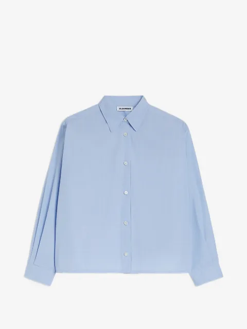 Jil Sander lightweight fil-à-fil cotton shirt
