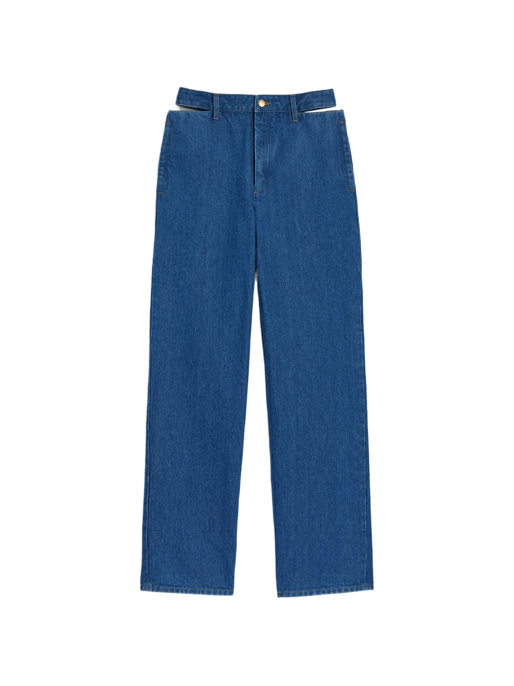 Jil Sander Jeans con dettaglio cut-out - Blu