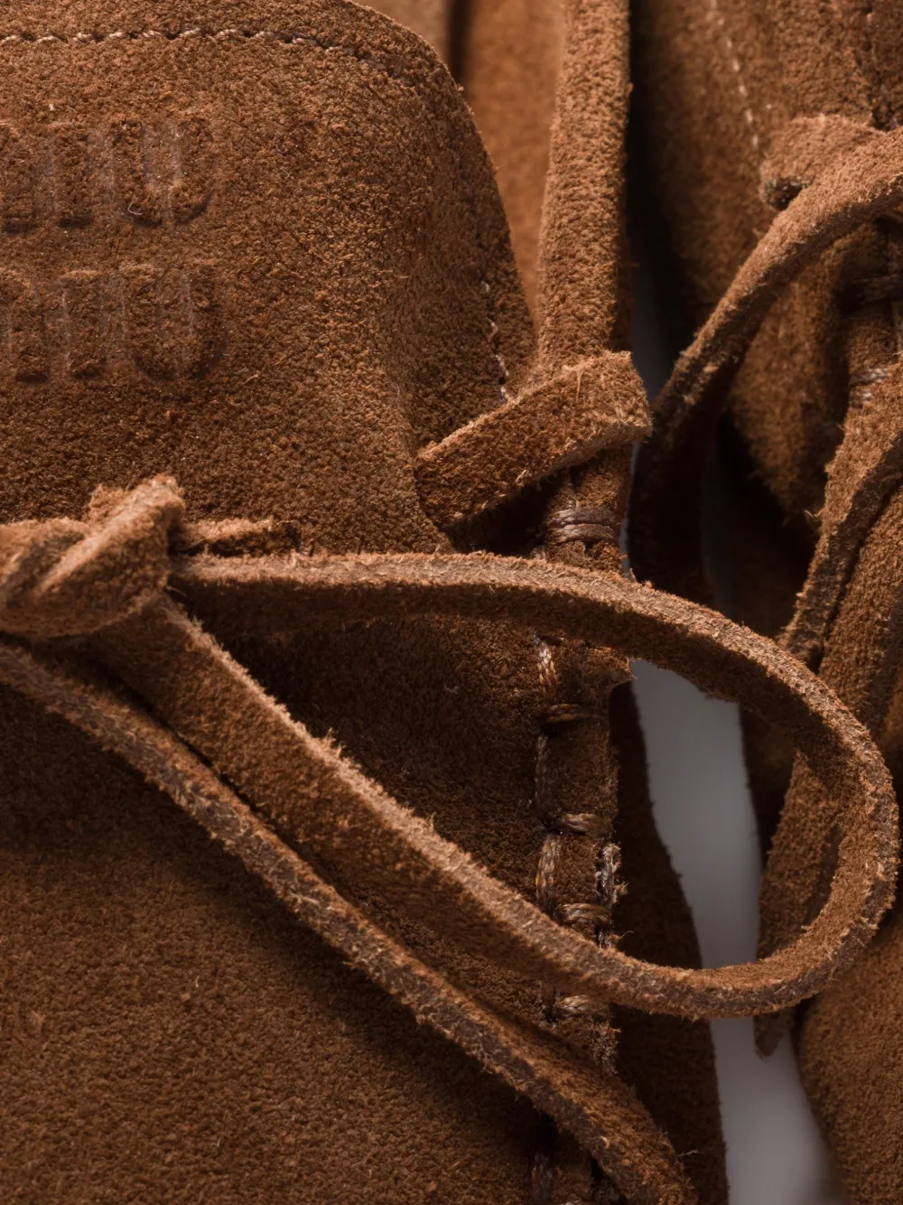 Miu suede mules Bruin