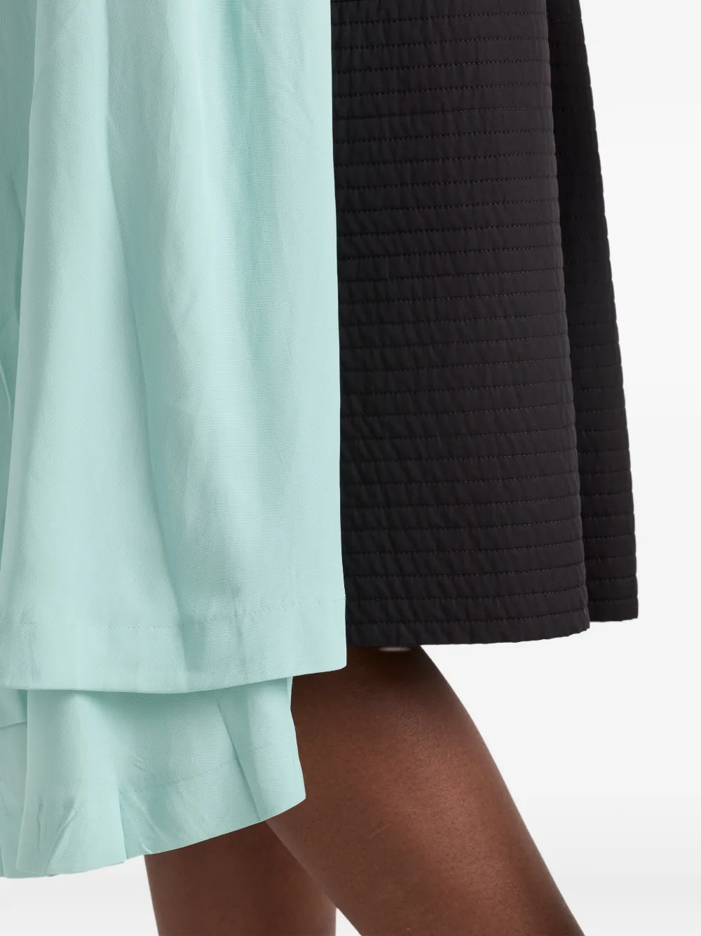 Prada Rok met patchwork Grijs