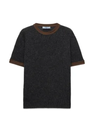 Prada ショートスリーブ セーター | グレー | FARFETCH JP